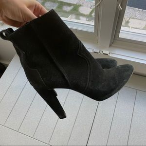 ALL SAINTS MADLYN TONAL SUEDE BOOTS US 8 (EU 39)